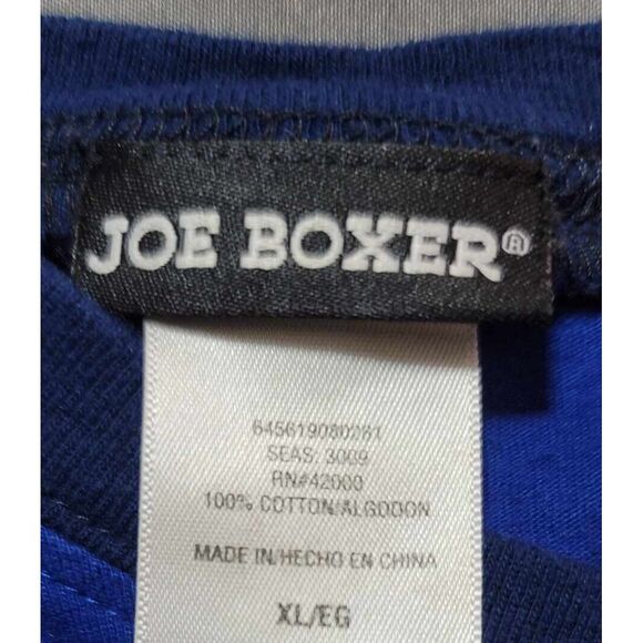 Joe Boxer Shirt XL Blue Athletic "What A Catch"‎ Fish Mens - Picture 3 of 10